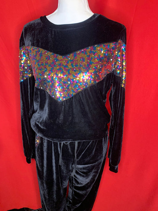 Velour Sparkle Jogger