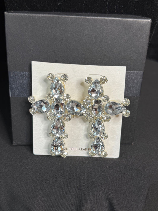 Large Cross Earrings